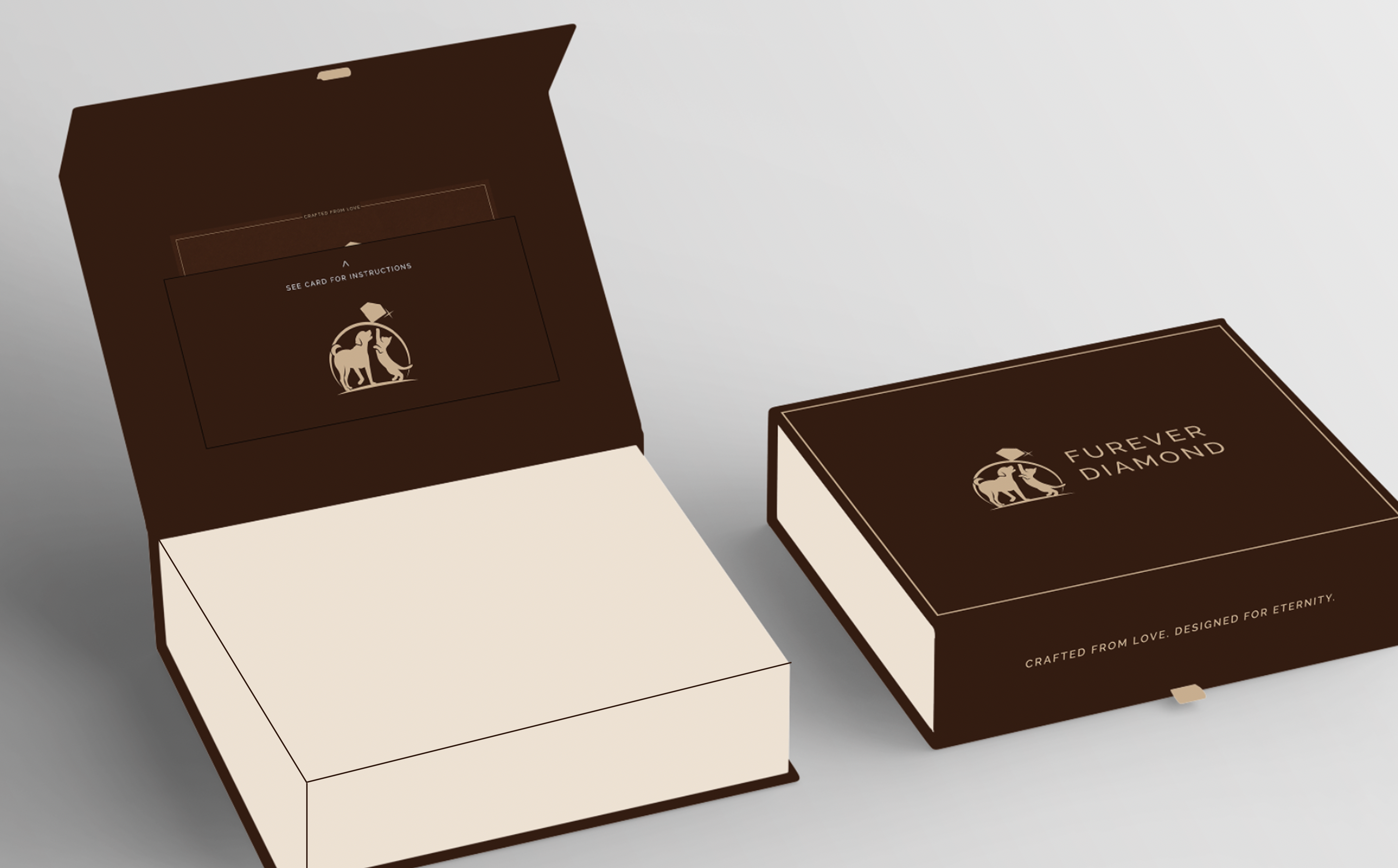 Furever Diamond welcome kit packaging mockup